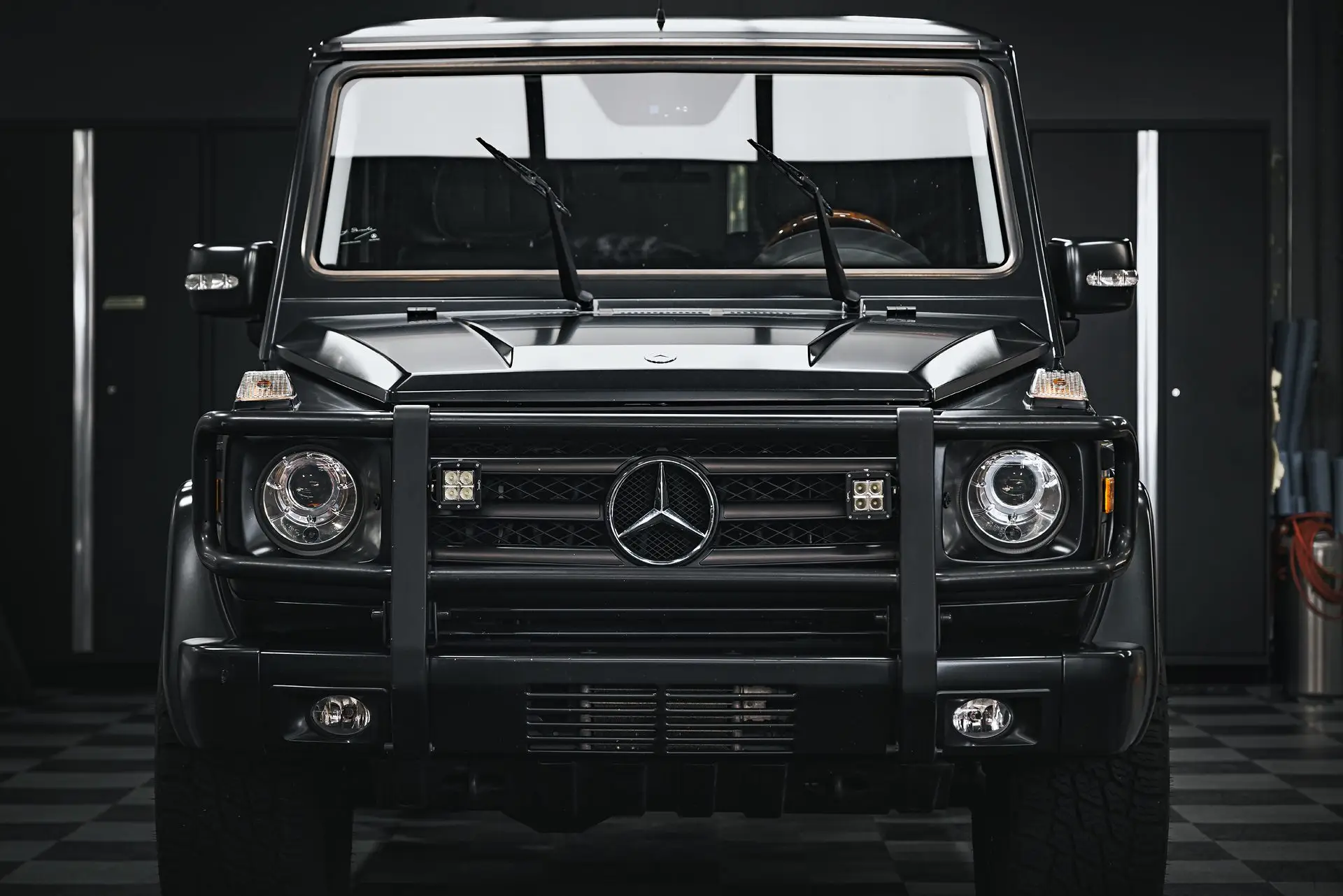 Black Mercedes-Benz G-Class after an ST6 detail