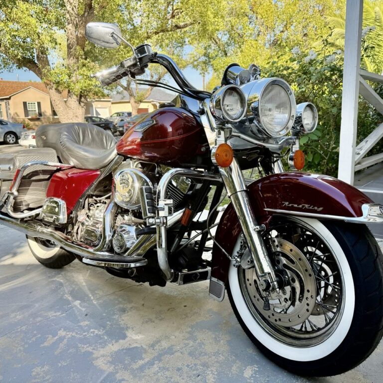 Harley-Davidson Road King after a mobile motorcycle detail by ST6 Detailers