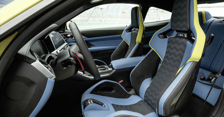 BMW M3 and M4 sport seats detailed by ST6 Detailers in Colorado Springs