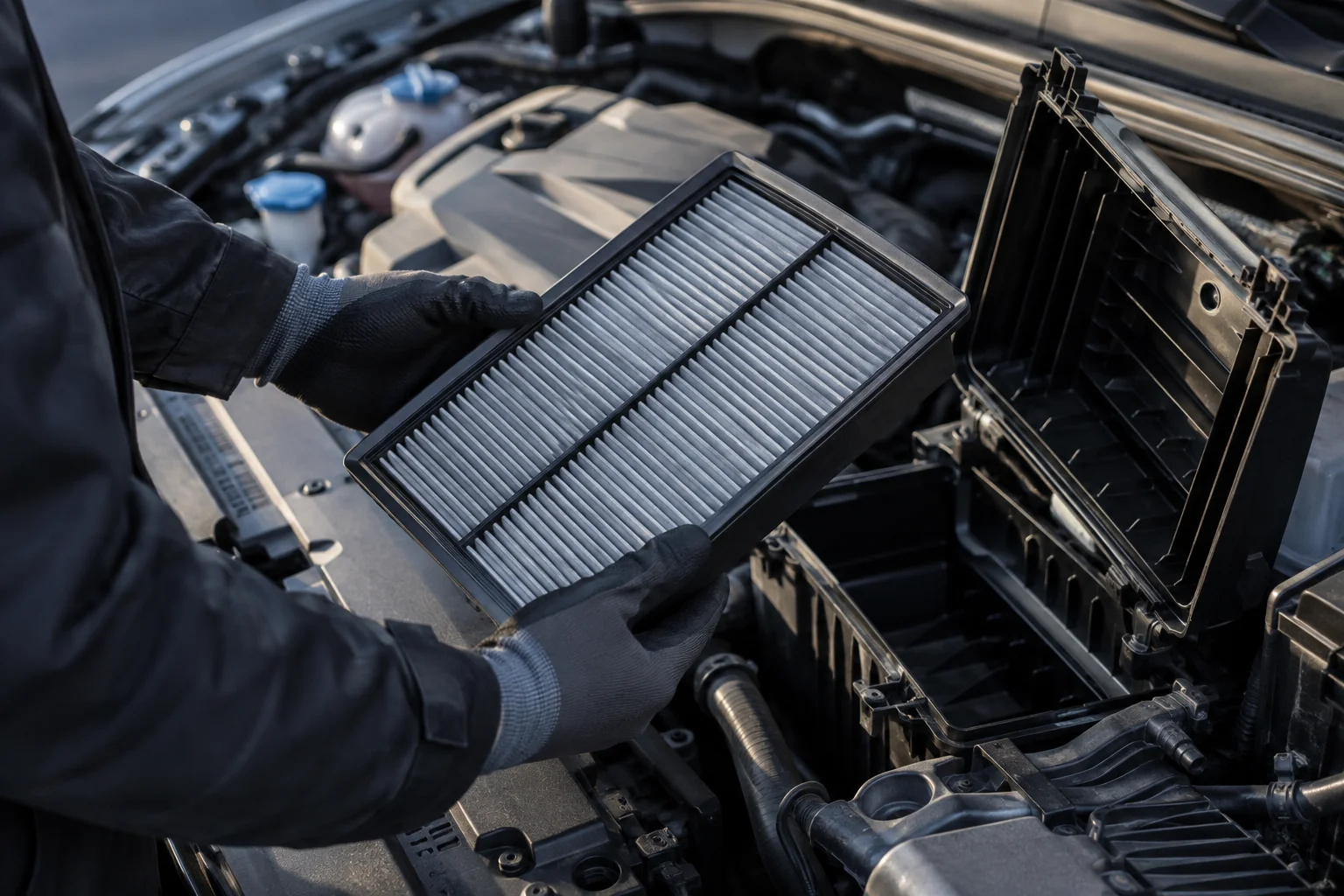 Vehicle air-filter inspection