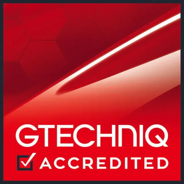 Gtechniq Accredited Installer badge — ST6 Detailers