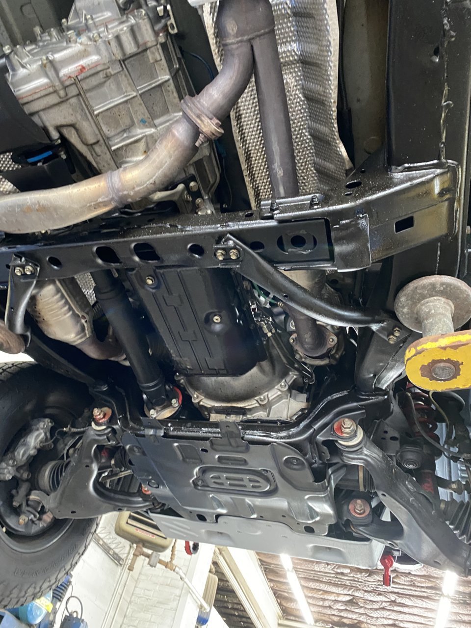 Toyota 4Runner underbody with Fluid Film treatment